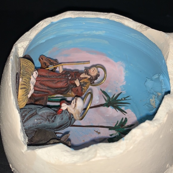 Vintage Ortigas Clay Pottery Nativity Jar Made in Spain - Picture 5 of 9